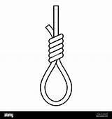 Hangman Noose Drawing sketch template