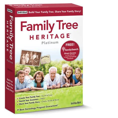 Family Tree Heritage Platinum review - Family Tree Builder