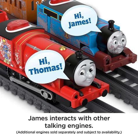 Buy Thomas & Friends Talking James Motorized Toy Train Engine Online at Lowest Price in India ...