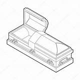 Casket Drawing Patents Sketch Coloring Page sketch template