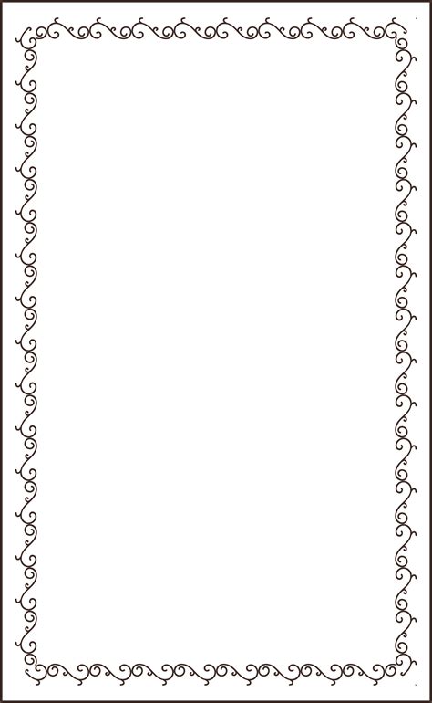 11 Best Printable Lined Paper With Borders Printablee Com