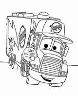 Cars Mack coloring Page For Kids Disney Pages Printables Free  sketch template