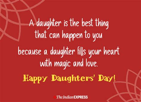 Happy Daughter's Day 2020: Wishes, images, quotes, status, messages, greeting cards, photos, gif ...