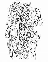 Pool Party Coloring Pages At GetColoringscom  Free Printable sketch template