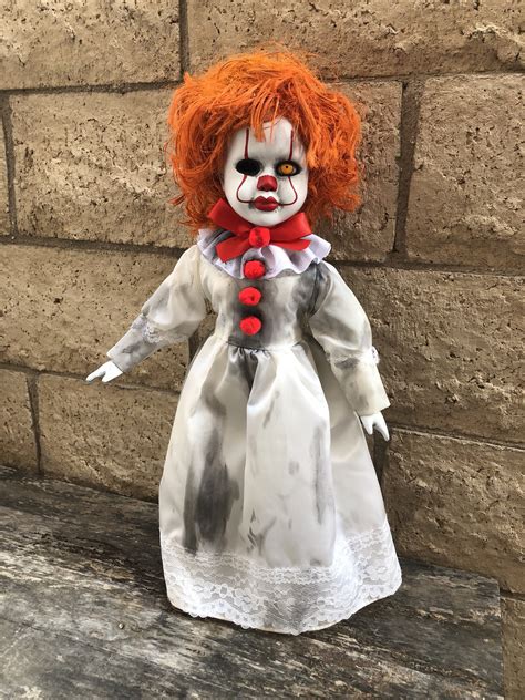 OOAK One Eyed Pennywise IT Clown Creepy Horror Doll Art by Christie ...