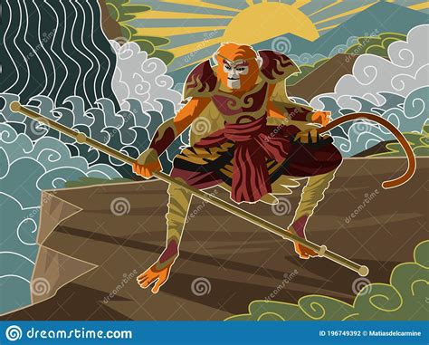 Sun Wukong Monkey King Cartoon