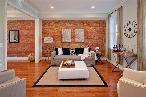 100 Brick Wall Living Rooms That Inspire Your Design Creativity