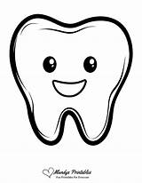 tooth coloring Pages sketch template