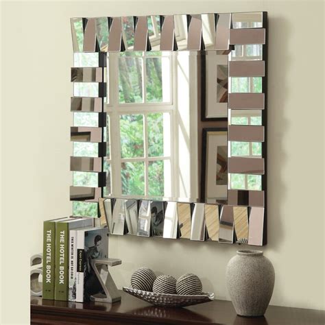 Latitude Run Square Silver Wall Mirror & Reviews | Wayfair