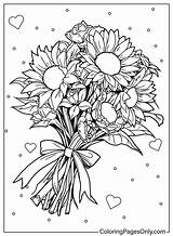 20  Flower Bouquet Coloring Pages Free Printable PDF & Online sketch template