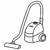 Vacuum cleaner coloring Page Outline book Line Art  sketch template