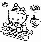 10 Winter Hello Kitty Coloring Pages  Craze sketch template