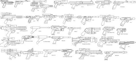 Star Wars Side Blasters lineart by TheFrozenWaffle on DeviantArt