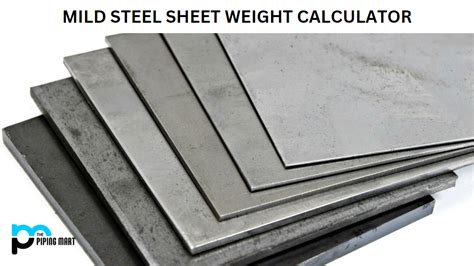 Mild Steel Sheet Weight Calculator