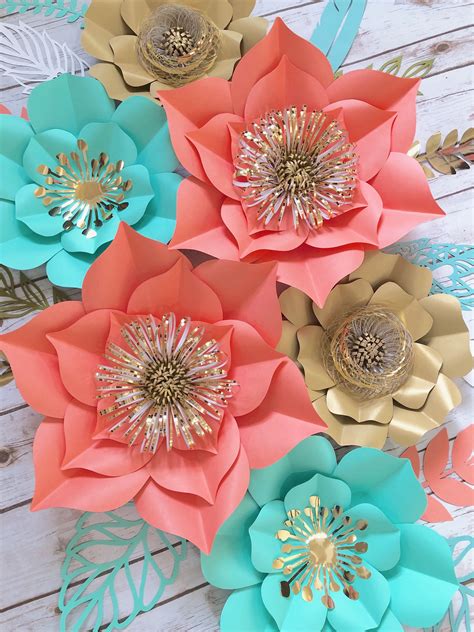 Large Paper Flowers, Birthday Party Decor, Boho Wedding, Event Wall ...