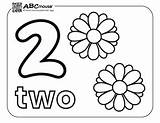 Free Printable Number Two Coloring Pages  ABCmouse sketch template