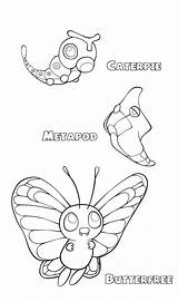 Caterpie Coloring Pages  Coloring Home sketch template