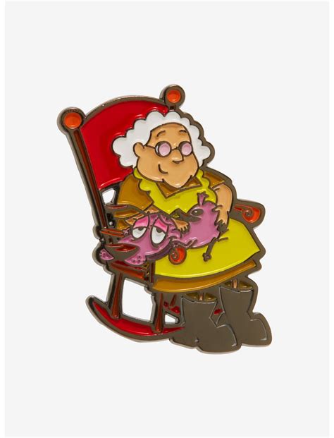 Courage the Cowardly Dog Muriel & Courage Rocking Chair Enamel Pin - BoxLunch Exclusive | BoxLunch