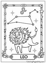 20  Leo Zodiac Sign Coloring Pages Free Printable PDF JPG PNG sketch template