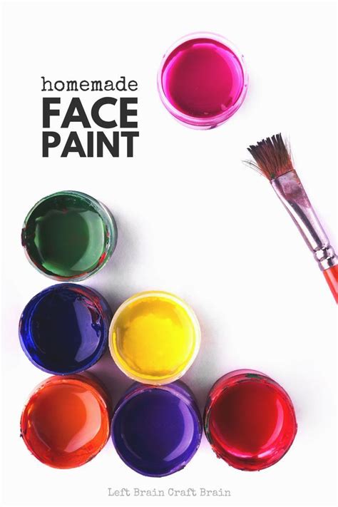 Five Minute Crafts: Homemade Face Paint | Homemade face, Homemade face paints, Brain craft