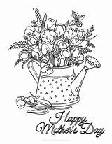 Free Mothers Day Coloring Pages  Simply Love Printables sketch template