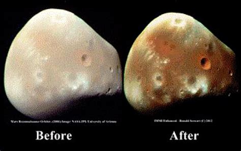 Views of Deimos (Source: NASA and Ronald Stewart) | Download Scientific Diagram