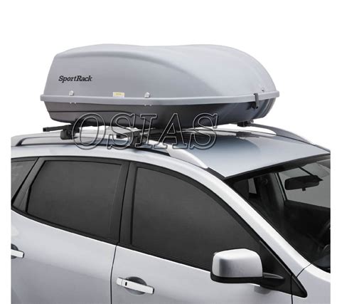 Car Cargo Box Roof Top Carrier Mount Travel Storage Luggage Rack Hard ...