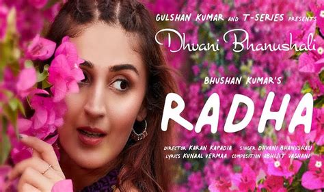 राधा RADHA LYRICS IN HINDI – DHVANI BHANUSHALI