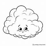 Cloud Coloring Pages  Free & Printable sketch template