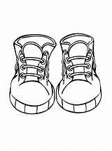 Shoe coloring Sheet  Free Printable Coloring Pages sketch template