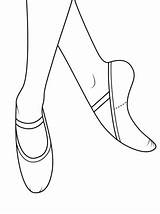 Sketches Of Tap Shoes Coloring Pages sketch template