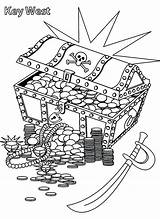 Treasure Chest Coloring Page At GetColoringscom  Free Printable sketch template