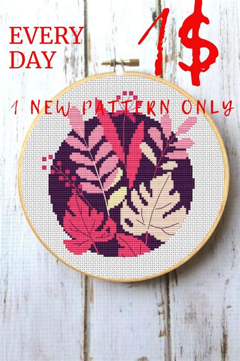 Every Day Cross Stitch Floral Pattern