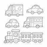 Premium Vector  Transportation Coloring Page sketch template
