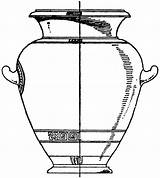 Grecian Urn Coloring Page Pages sketch template