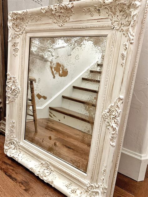 Chalk Paint Mirror, Mirror Painting, Painting Frames, Chalk Painting, Painting Walls, Painted ...