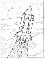 Printable Rocket Ships For Kids sketch template