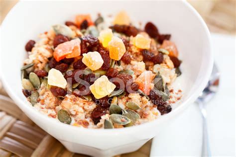 Cereal With Dried Fruits And Nuts Stock Photo | Royalty-Free | FreeImages