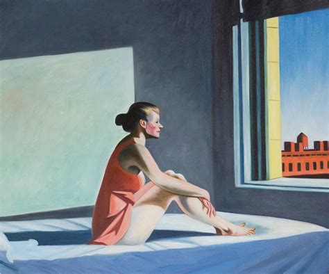 Edward Hopper - Morning Sun - Oil Reproduction on Canvas