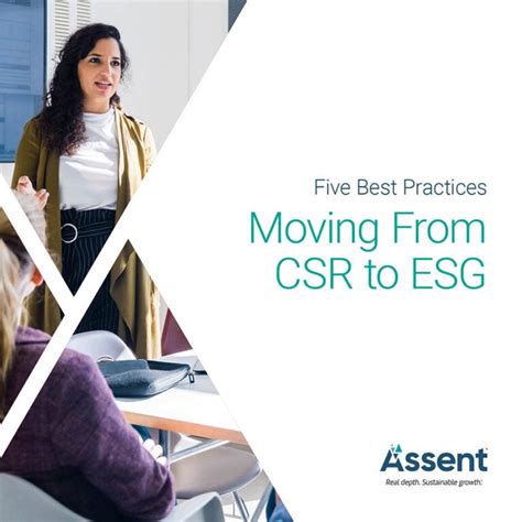 Five Best Practices: Moving from CSR to ESG - Assent