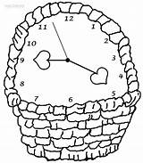 Printable Clock Coloring Pages For Kids  Cool2bKids sketch template