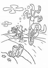Squidward Falling Coloring Page  Free Printable Pages For Kids sketch template