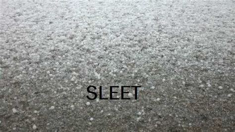 What's the difference between freezing rain and sleet?