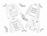 THE BEST Ugly Sweater Templates  Cassie Smallwood sketch template