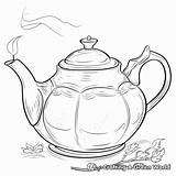 Teapot Coloring Pages  Free & Printable sketch template