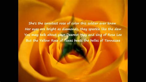 Bobby Horton - The Yellow Rose Of Texas (Lyrics) - YouTube