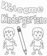 Welcome To Kindergarten Coloring Coloring Pages sketch template