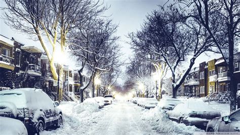 Winter City Wallpapers - Wallpaper Cave