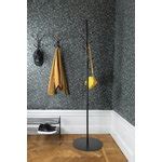 Maze Bill coat stand, black - walnut stained ash | Finnish Design Shop