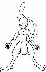 Pokemon Coloring Pages Mewtwo  Free Printable Templates sketch template